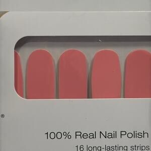 NWT Color Street "Parisian Peony" Real Pink Nail Strips